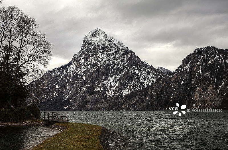 特劳恩湖风光图片素材