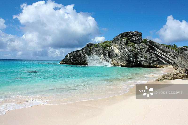 百慕大粉色沙滩图片素材