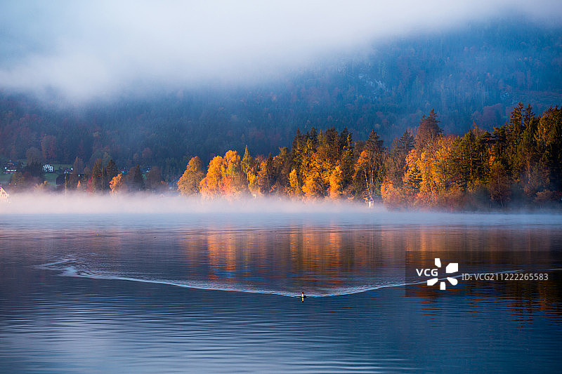 秋色沃尔夫冈图片素材