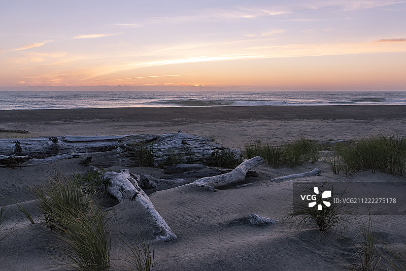 萨利什海日落图片素材