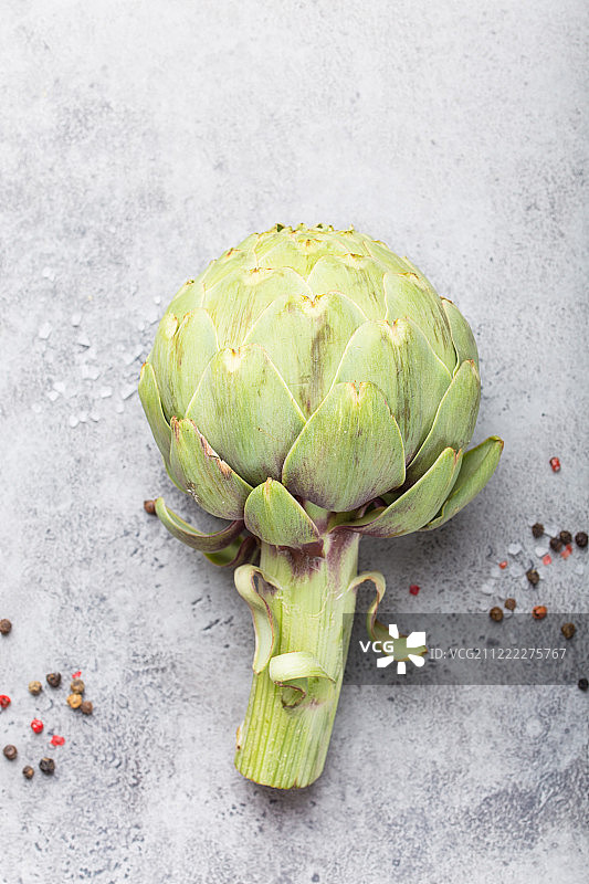 新鲜生朝鲜蓟图片素材