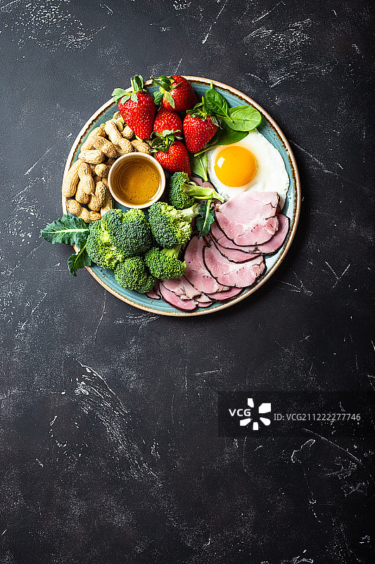 酮饮食概念图片素材