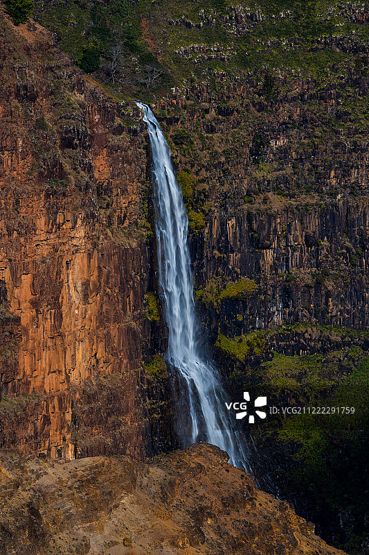 上瀑布图片素材