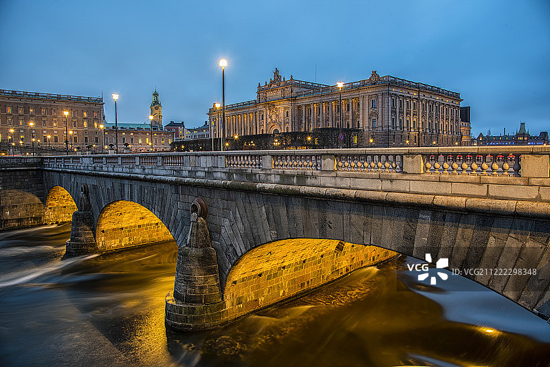 斯德哥尔摩议会大厦图片素材