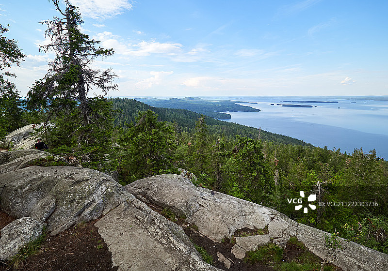 芬兰科利国家公园的夏日风光图片素材