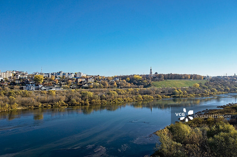 俄罗斯卡卢加加加林桥景色图片素材