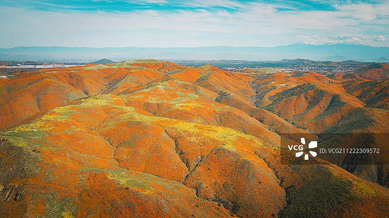 加利福尼亚州的绚丽春天图片素材