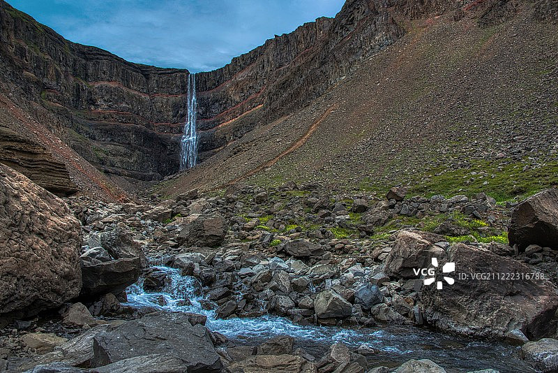 冰岛格里穆尔瀑布图片素材