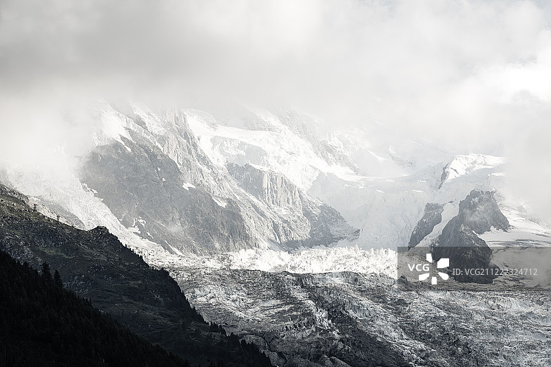 波松冰川图片素材