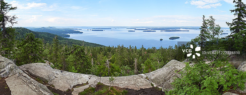 芬兰科利国家公园的夏日风光图片素材