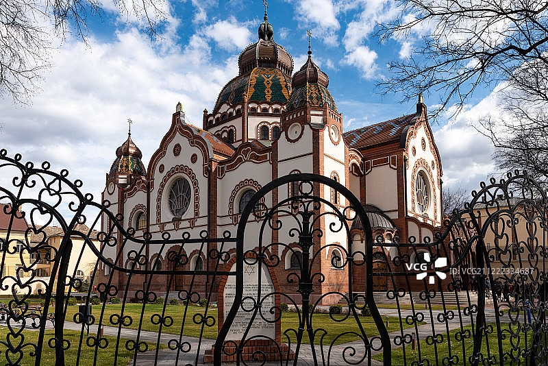 雅卡布与科莫尔广场犹太教堂图片素材