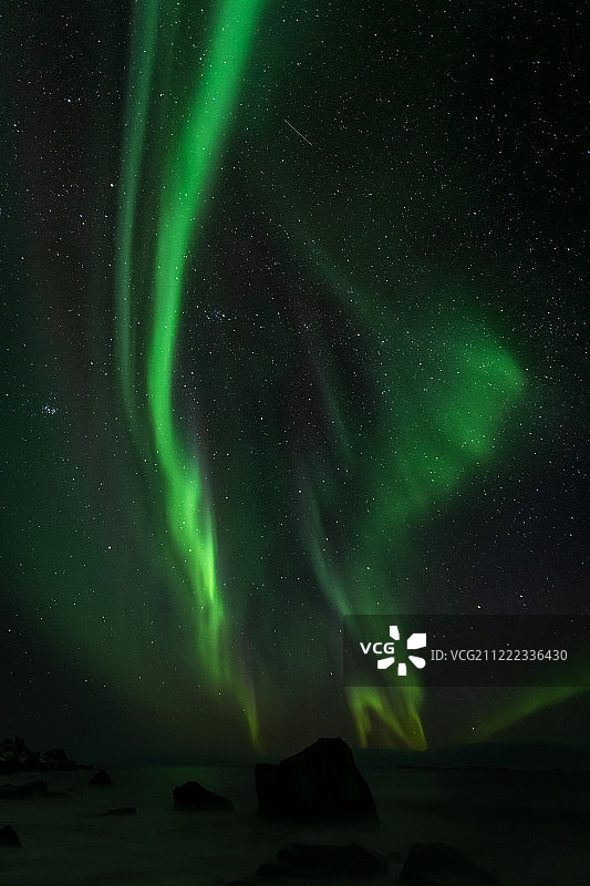 挪威之光图片素材