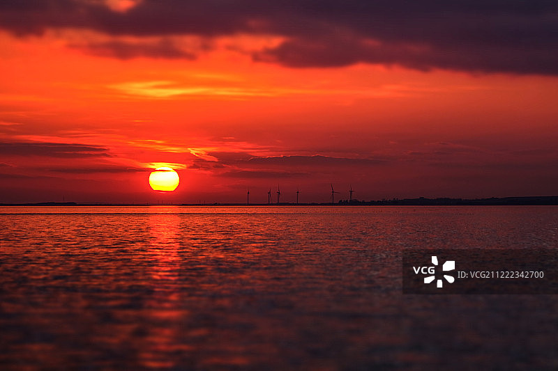 谢佩岛日落图片素材