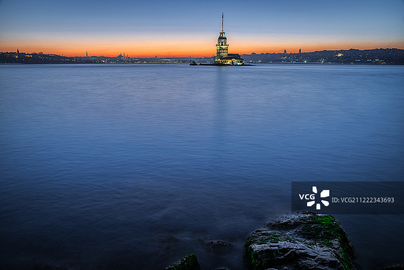 伊斯坦布尔少女塔图片素材