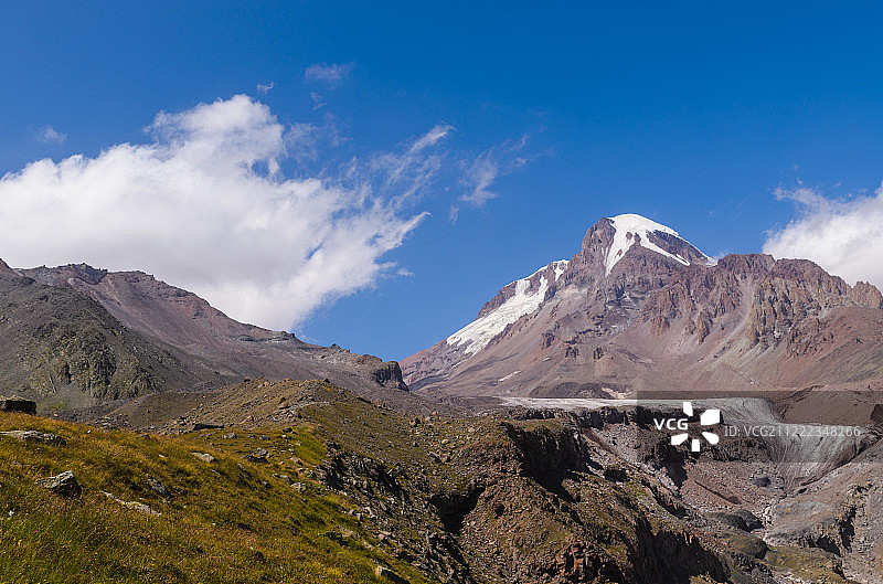 格尔盖蒂冰川近景图片素材