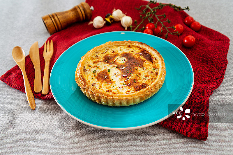 培根洛林乳蛋饼图片素材