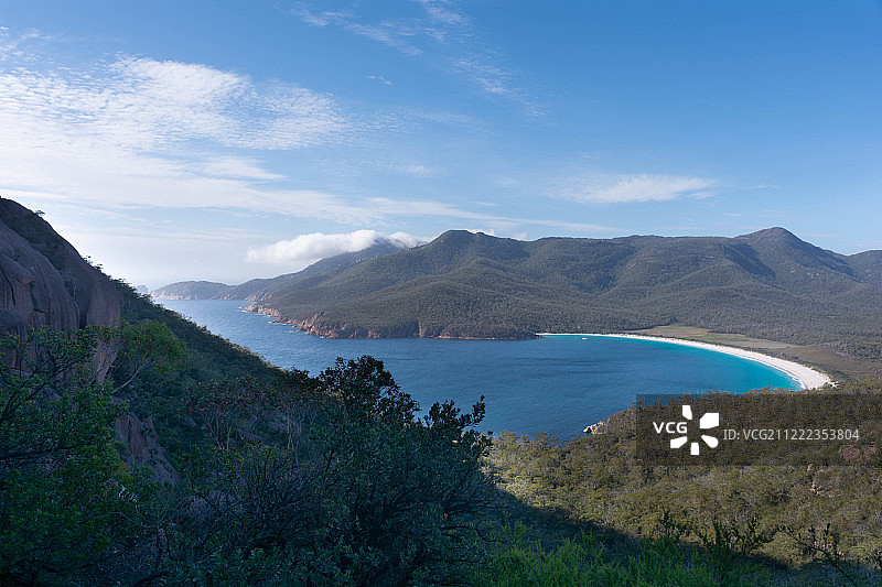 塔斯马尼亚酒杯湾图片素材
