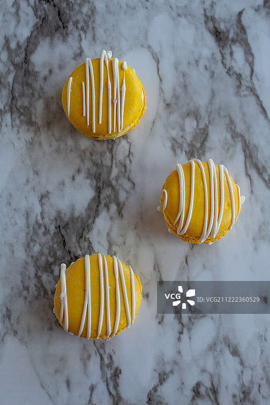 黄色饼干特写图片素材