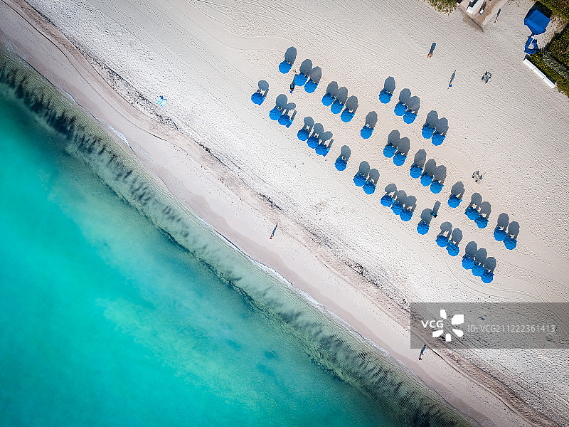 迈阿密海滩航拍1图片素材