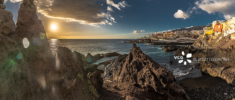 圣地亚哥港图片素材