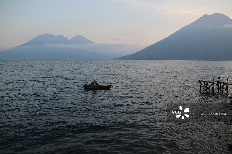 阿蒂特兰湖 - 危地马拉图片素材