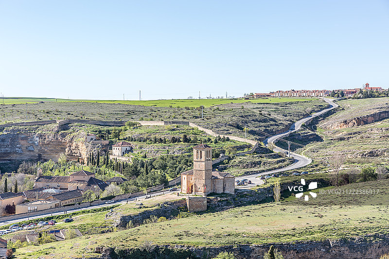 塞哥维亚郊外的风景图片素材