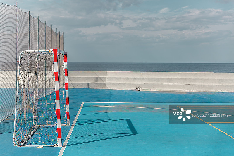 户外足球场的目标图片素材