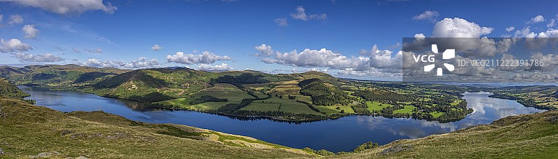 厄尔斯沃特湖全景图片素材
