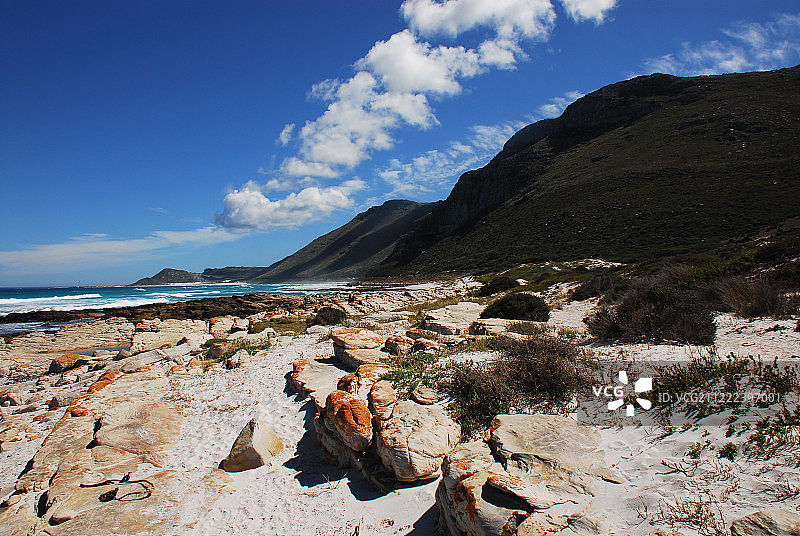 非洲南非斯卡伯勒海滩美景图片素材