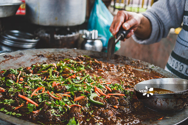 印度旁遮普邦阿姆利则当地街头食品图片素材