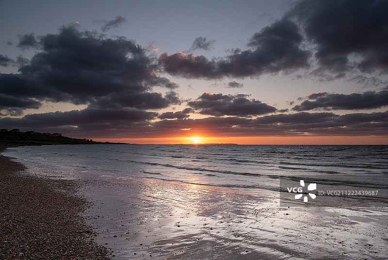 4月10日汉普顿日落图片素材