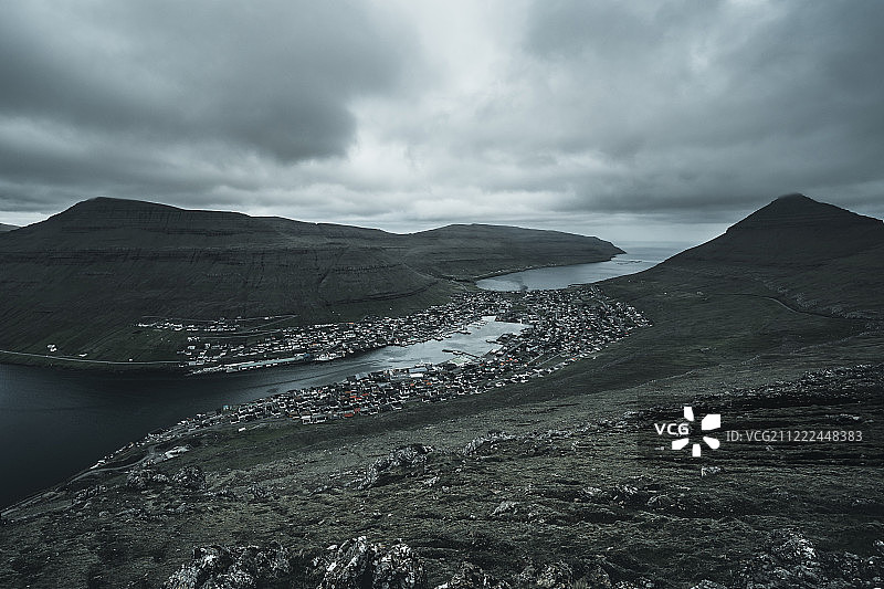 克拉克斯维克，法罗群岛图片素材