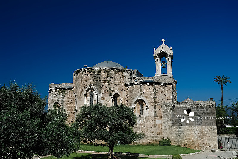 黎巴嫩比布鲁斯圣约翰-马克教堂（十字军东征时期）图片素材