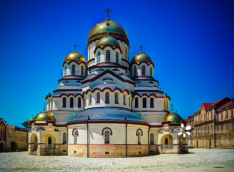 格鲁吉亚阿布哈兹新阿托斯修道院外观图片素材