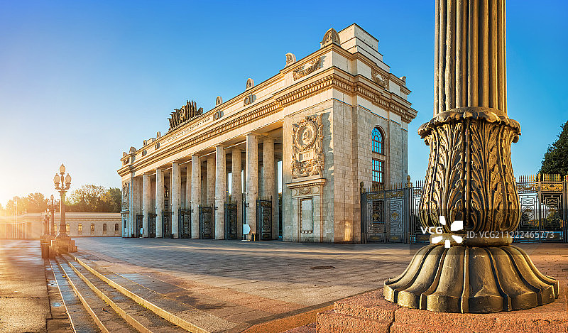 高尔基公园入口图片素材