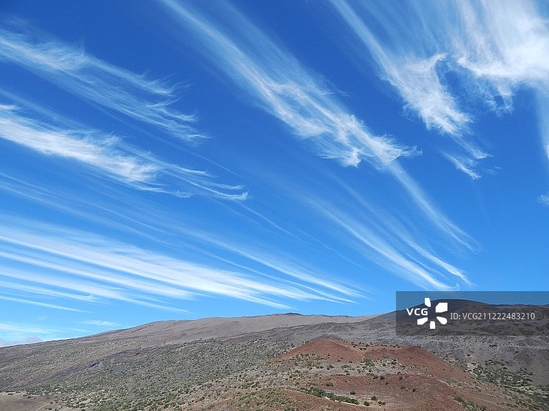 条纹状云彩图片素材