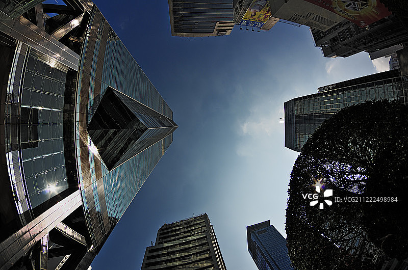 香港上空图片素材