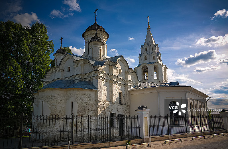 莫斯科科洛姆纳施洗约翰受孕教堂外观图片素材
