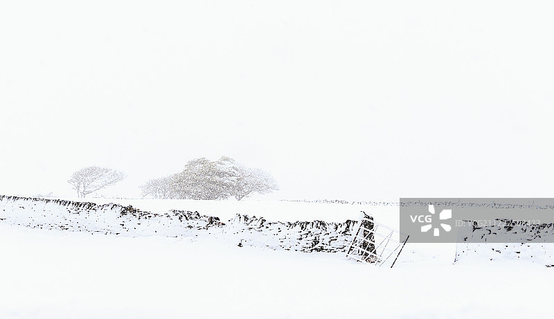 约克郡的冬天图片素材