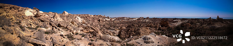 乌兹别克斯坦卡拉卡尔帕克斯坦阿拉尔海Ustyurt高原全景图片素材