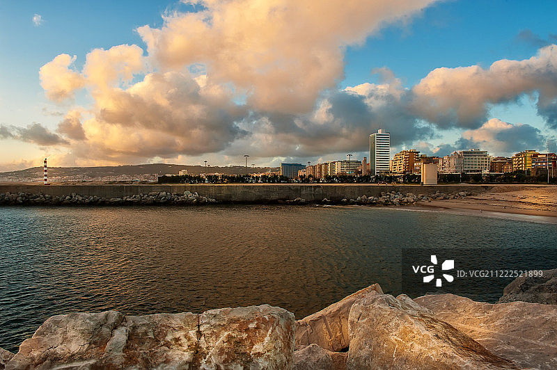 海滨城市风光图片素材