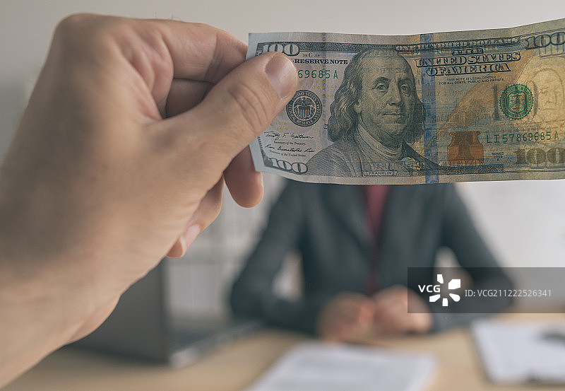 商业贿赂与腐败图片素材