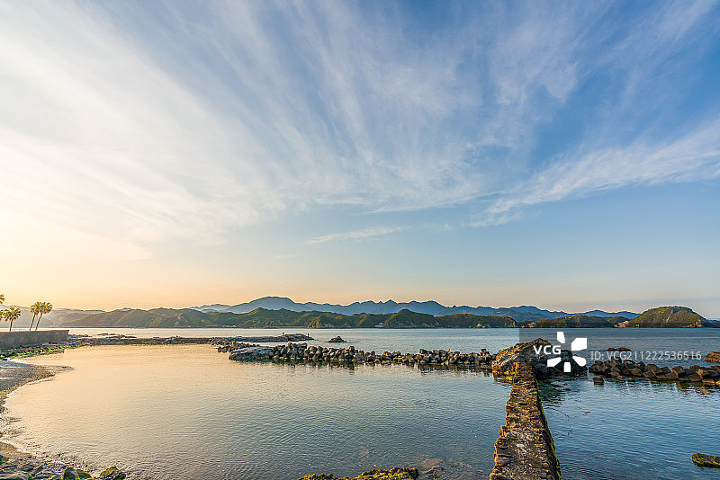 日本和歌山县的壮丽自然风光图片素材