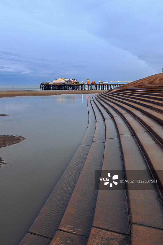 布莱克浦日出图片素材