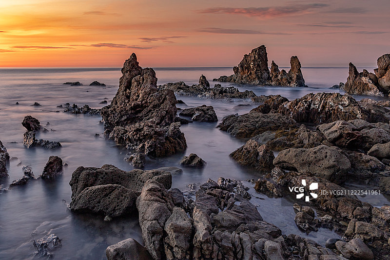 科罗纳德尔玛的小岩石图片素材