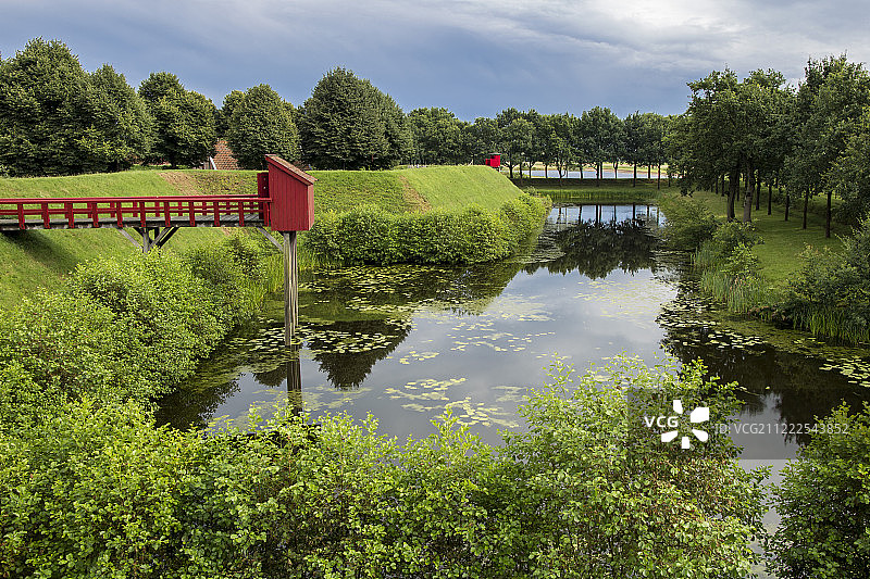 格罗宁根的布尔坦赫村图片素材