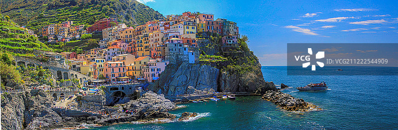 五渔村风光图片素材