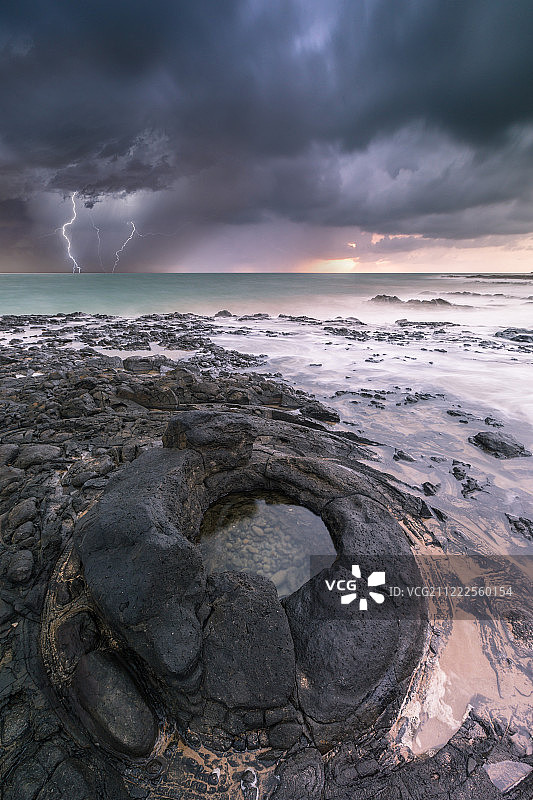 澳大利亚昆士兰州巴格拉岩层图片素材