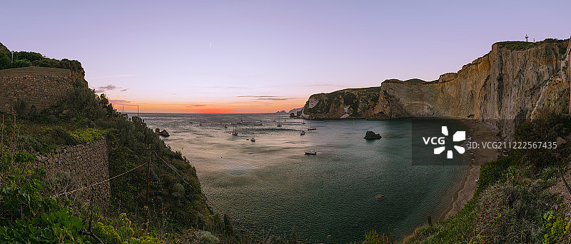 Ponza，日落图片素材