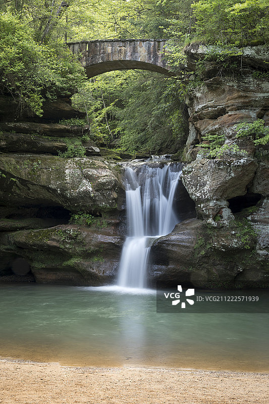 霍金山瀑布图片素材